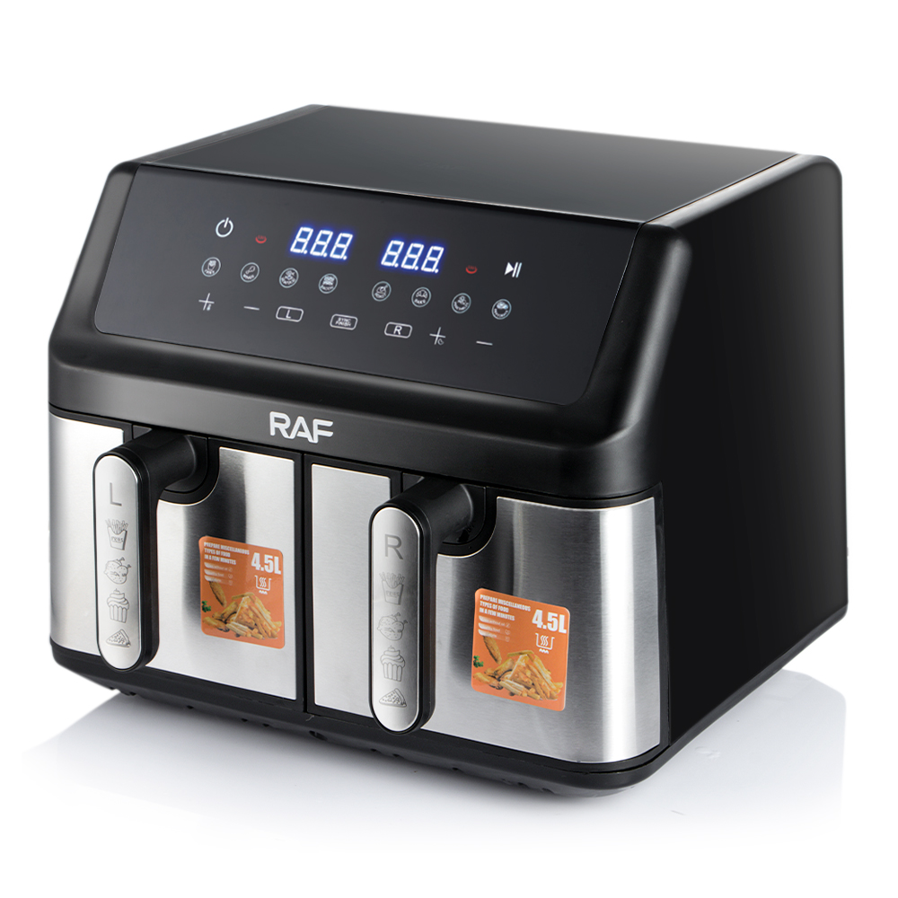 RAF R.5382 klassik dizayn iki səbətli Air Fryer 2000W